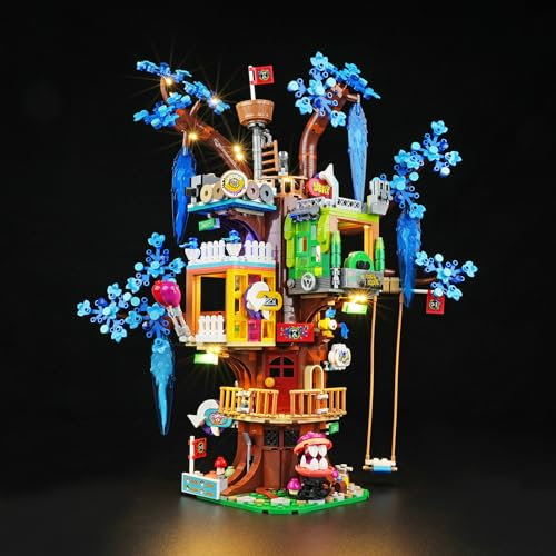Led Licht Kit Kompatibel mit Lego 71461 DREAMZzz Fantastisches Baumhaus Set (nur Beleuchtung, Keine Modelle), Kreative Dekorlichter Set Kompatibel mit Lego 71461 (LED light kit for Lego 71461)