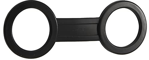 Oewnvmd 8 Pieces Scuba Diving Dive Snorkeling Silicone Snorkel Mask Strap Keeper Holder Clips Retainer Attachment Gear Spare Part Accessories Black