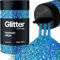 Hemway Premium Glitter Shaker - Ocean Blue Holographic | 210g Multi Size Metallic Flake Sequins for Resin & Epoxy Crafts | Craft Supplies for Tumblers, Festival, Hair, Face, Body, Eye & Nail Art