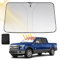 TOKIISHE Sonnenschutz Auto Frontscheibe, Auto Windschutzscheibe Sonnenblende, Faltbar Sonnenschirm Auto Frontscheibe Innen, UV-Schutz Sonnenblende Vorne für meisten Autos und SUV, 140x70 cm