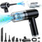 Handheld Vacuum Cleaner, 13000Pa Car Vacuum Portable Cordless, Rechargeable High Power Car Vacuum Cleaner & Air Duster, Cleaning for Kitchen, Car, Computer desktop, Pet, Home