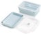 CUISITOOL Faltbare Brotzeitbox, Auslaufsichere Bento Lunchbox Brotdose aus Silikon Faltbare Lunchbox Lebensmittel 2000 ML, 2 Stück, für Camping Picknick Büro Küche