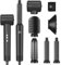 7 in 1 Heißluft-Styler, 110000 U/Min Hochgeschwindigkeits-Negativionen-Haartrockner, Multifunktionaler Hairstyler mit 7 Aufsätze, Lockenstab Automatisch, Zum Styling, Locken, Volumengeben und Glätten
