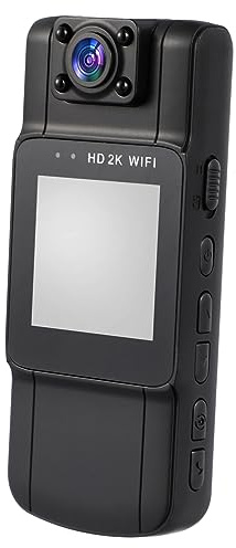 DOITOOL Videorekorder Rückfahrkamera 2k Hd Mit Drahtlosem WLAN Für Outdoor Einsatz Tragbare Körperkamera Mit Drehbarem Weitwinkelobjektiv Und Nachtsicht Funktion