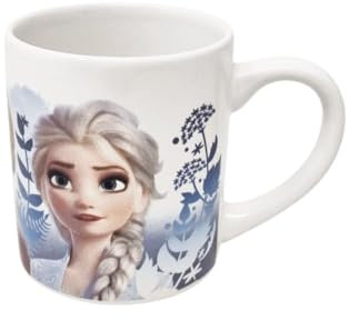 Disney Tazza da Thè Mug in Ceramica per Colazione Merende Lavabile in Lavastoviglie (24cl, Minnie)