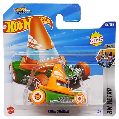 Hot Wheels - Shaker conique - HW Metro 5/5 - HYW35 - Carte courte - Netflix Let's Race - Mattel 2025-1:64