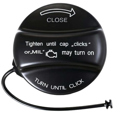 Tankdeckel mit Halteband kompatibel mit BMW E39 E46 E60 E61 E84 E87 E90 E91 | E92 F10 F20 F30 F31,Mini Cooper R55 R56 R57 F56 Auto Kraftstofftankdeckel Ersatz(Schwarz)