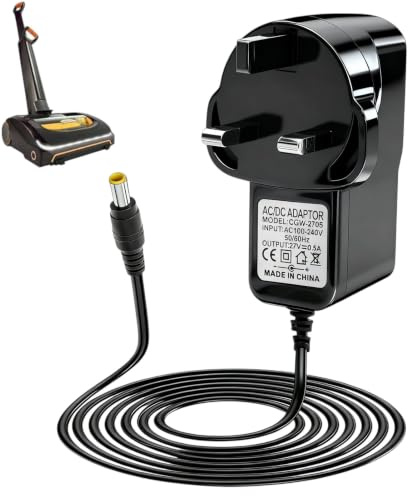 27V 500MA Charger for Gtech AirRAM MK2 Cordless Vacuum Cleaner, 2M Cable | Power Supply Adapter for Gtech Air Ram MK2 K9 AR29 AR30 AR05 K9 AR09 CH01 AR03 AR01 DM001 AR02 ATF27 ATF29 MK1