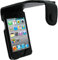 iGadgitz U0619 echtes Leder Tasche Schutzhülle Etui Case und Display Schutzfolie Kompatibel mit Apple iPod Touch 4G 4. Gen - Schwarz