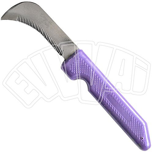 Messer Hippe Roncoletta gerändelt 190 mm Messer Gartenschere Garten Garten