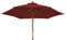 Kai Wiechmann Sonnenschirm 350 cm rot edel Windauslass UV-Schutz 50