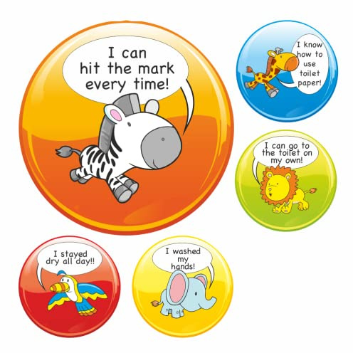School Stickers Toilet Training Reward Stickers Made from 100% Gloss Recycled Paper