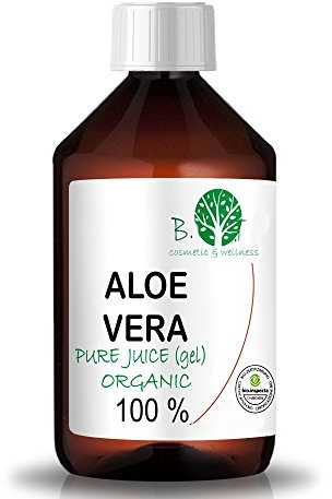 BIO Frisches Aloe Vera Flüssigkonzentrat | 100% Natürlich und Reines | Kaltgepresst | Haut- und Haarpflege | Selbstgemachte Kosmetik, 1000 ml