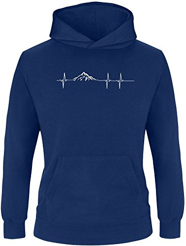 EZYshirt® Skifahren | Berg Frequenz | Snowboard Freestyle Winter Kinder Hoodie