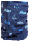 Alsino Halstuch Schlauchschal Damen Multifunktionstuch Schutz Herren Maritim-Look mit Anker Outdoor Atmungsaktiv Wetterfest Sport Rundschal Motorrad Tuch Loop (Maritim blau)