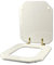 Duravit WC-Sitz 1930, achteckig, weiß, Scharnier goldfarben