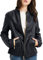 BELLIVERA Donna Giacca in ecopelle Primavera Autunno Outwear Corto Moto Biker Cappotto SS816 Nero S