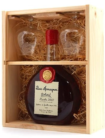 Coffret 2 Verres Armagnac Delord 2007-70cl