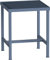 Schweißtisch L700xB700xH850mm taubenblau m.Rostarbeitsfläche H.40mm LUTZ