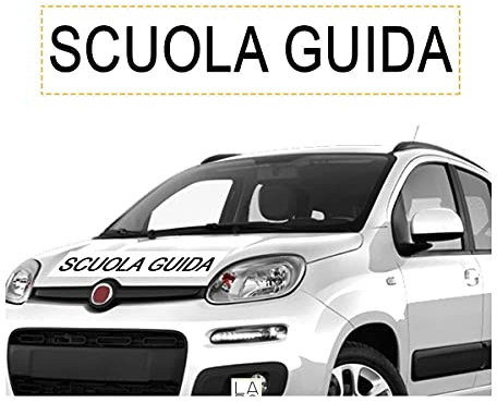CALAMITA PERSONALIZZATA per auto autoscuola scuola guida targa (60x15 Cm)