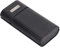 Dpofirs Cargador Rápido del Banco de Energía, Caja del Banco de Energía Móvil DIY H02B 21700 Cargador de Batería Caja de 2 Baterías Tipo C Entrada Micro Carga Rápida(Negro)