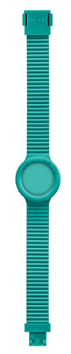 HIP HOP Cinturino DONNA NUMBERS COLLECTION quadrante MONO-COLORE ALTRO e CINTURINO SILICONE STAMPATO VERDE HBU0631