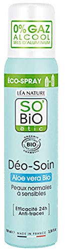 So'Bio Étic Eco-Spray Deo-Pflege, Bio-Aloe Vera, 100 ml