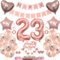Deko 23. Geburtstag frau Tortendeko 23 Geburtstag frauen Deko Geschenk für 23. Geburtstag frau Rosegold Geburtstag 23 frauen 23 jahre Geburtstag deko Ballon 23 Geburtstag 23 jahre frau