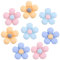 AUAUY 8PCS Schuh Charms, Krokodil-anhänger für Kinder, Blumen-anhänger, Schuhanstecker-zubehör für Crocs-armband, Niedliche Dekoration für Mädchen, Jungen, Erwachsene