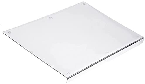 Acrylic Cutting Boards for Kitchen Counter | Clear Cutting Board for Countertop | Non-Slip Chopping Board with Counter Lip | Professional Cutting Board for Kitchen, 18x16Inch
