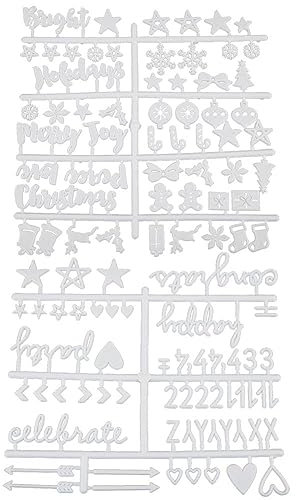 GORGECRAFT 127Pcs 2 styles Felt Message Board Accessories Boards Plastic Letters Word Sign Changeable Characters Set Numbers Symbols Creative Home Goods for Quotes Notes Announcement Office Decor