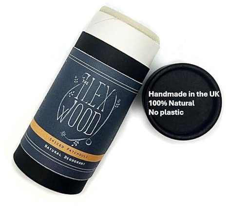 The Ilex Wood - Gewürztes, holziges, natürliches Deodorant mit Patchouli – 70 ml. Natürlicher Deodorant-Stick, vegan, plastikfrei, umweltfreundlich, tierversuchsfrei für Frauen und Männer