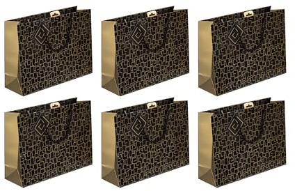 Eurowrap 324786Cpack 6 Geschenktaschen Excellia 37,3x11,8x27,5cm Archi