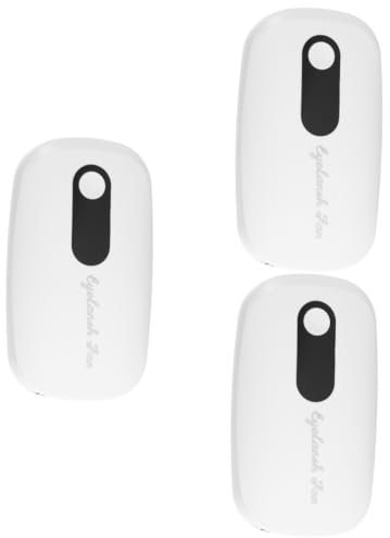 DOITOOL 3 Stücke Mini Wiederaufladbare Lash Fan Für Extensions Schnell Trockner Tragbare Fan
