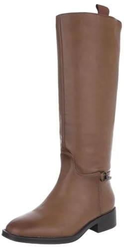 Ital Design Damenschuhe Stiefel Flache Stiefel