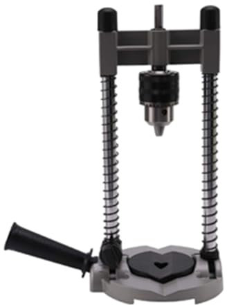 Portable Drill Stand with Chuck, Adjustable 45, 60, 75, 90°, Easy to Carry and High Efficiency, Multi-Angle Drill Guide Attachment, Suitable for Woodworking Drilling, Round Pipe Metal Opening, Etc