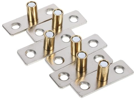 MUCKLILY 6pcs Heavy Metal Hardware for Cupboard Catches Sliding Barn Door Tracks