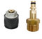 Adaptador de conexión rápida de latón para lavadora de alta presión Karcher K2-K7 M22-14MM Equipo de limpieza de conector de manguera de agua