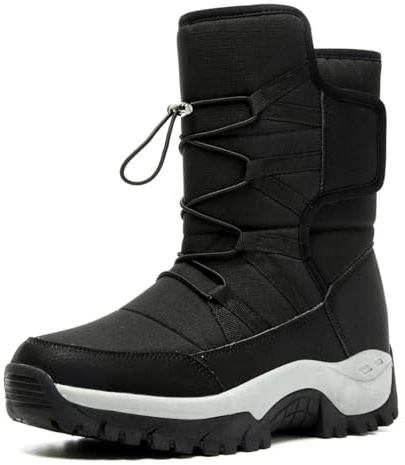 Generico Scarpe Neve Uomo Impermeabili Doposci Calde Scarponi Termici Stivali Invernali Dopo Sci Montagna Per Attività All'Aperto