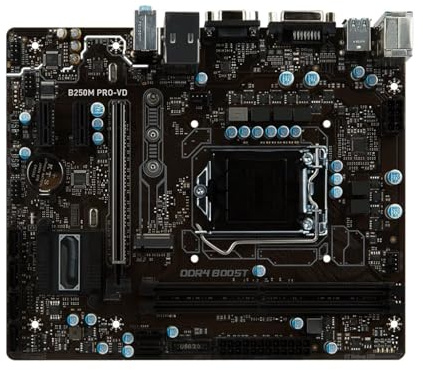 Schede madri Fit For MSI B250M PRO-VD Intel B250 LGA 1151 DDR4 32GB M.2 Micro-ATX Supporto I7-6700 6500 6300 G4500 7700 7600 CPU usata