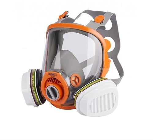 AirGuard Pro® Wiederverwendbare Atemschutzmasken & Filter-Sets – Vollmasken und Halbmasken für Industrie, Chemie, Lackierung und Labor, AG700 + ABEK1