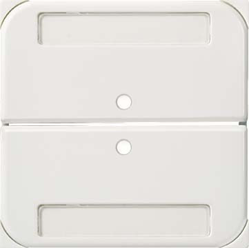 Elso 363310 Tastfläche 2-Fach mit Schriftfeld Joy, perlweiß