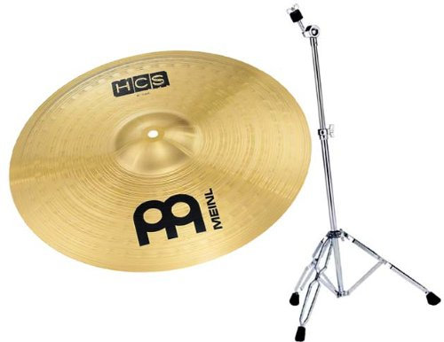 Meinl, serie HCS, piatto crash di batteria, da 14, con supporto