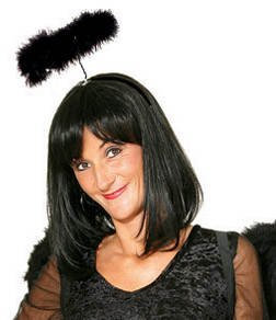 Haarreif Heiligenschein, schwarz PREISHIT