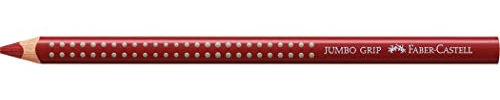 FABER-CASTELL 110992 - Buntstift Jumbo Grip, indischrot