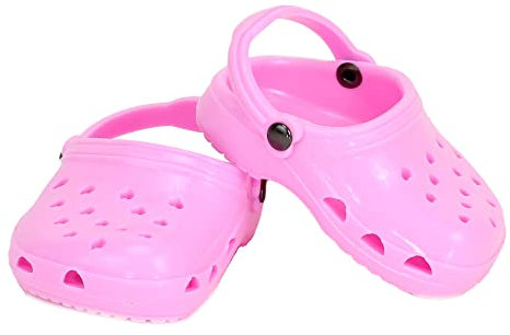 Sophias by Teamson Kids Clog Sandal Shoes Accessoire für 18 Puppen, Hellrosa