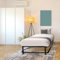 DOLCI SOGNI Letto a Scomparsa Singolo 80x190, Letto Estraibile con Struttura in Ferro, Letto Singolo Salvaspazio 100% Made in Italy, Rete Estraibile Sottoletto con Ruote per Ospiti