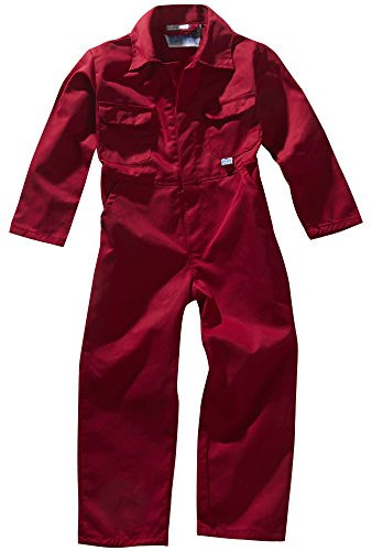 Army And Workwear Colour: RED | Size: Size 26-5-6 Years - 26 Chest | Use: Unisex Unisex Boiler Suit Painting Blue Castle Tar