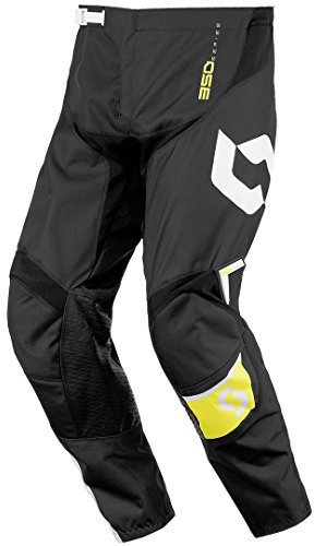Scott 350 Dirt Kids Kinder MX Motocross/DH Fahrrad Hose schwarz/gelb 2016: Größe: 24