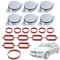Twowinds - Bouchon Collecteur Admission (32mm) Compatible avec BMW 320d 330d 335d 520d 525d 530d 635d 730d - Supprimer Clapet Admission - Suppression Volets Papillon - Joint (6 bouchons + 13 joints)